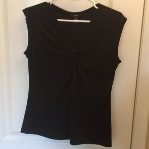 Black Cap-sleeve Alfani Blouse